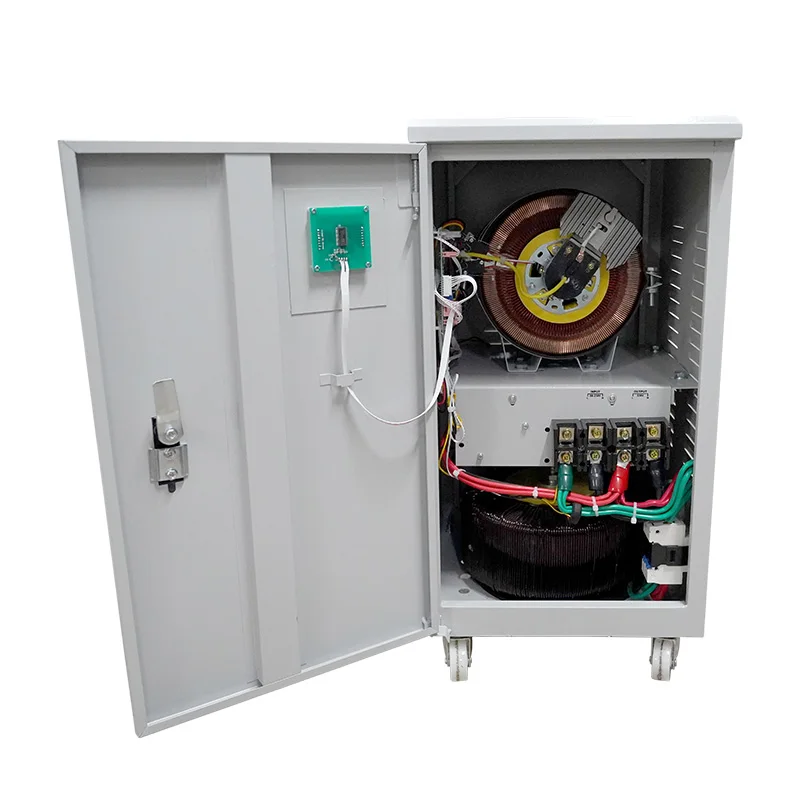 TND Series 15 Kva Factory Price Automatic Ac Servo Voltage Stabilizer / Regulator for 220/230 Volts 50hz 60hz Hybrid Power SVC view 6