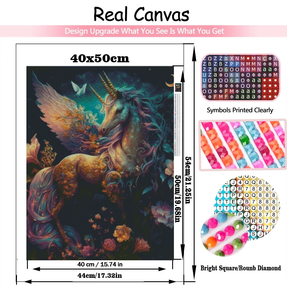 Diamond Painting Kits for Kids Unicorn Rhinestone Mosaic Cross Stitch 5D Diamond Embroidery Pictures Arts Craft Home Decor