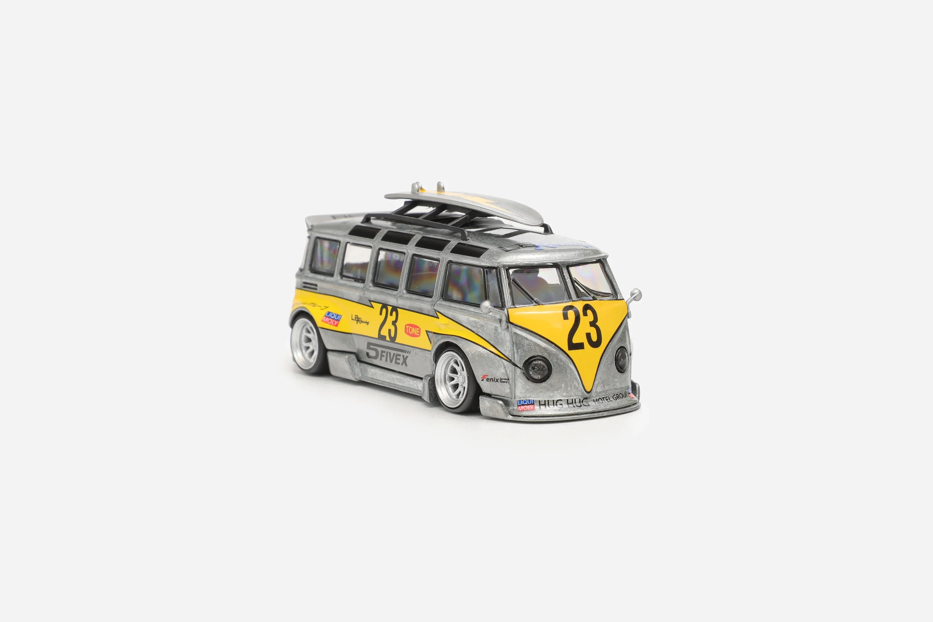 LMLF Model 1:64 T1 Kombi Raw Silver Flash Raw  Model Car