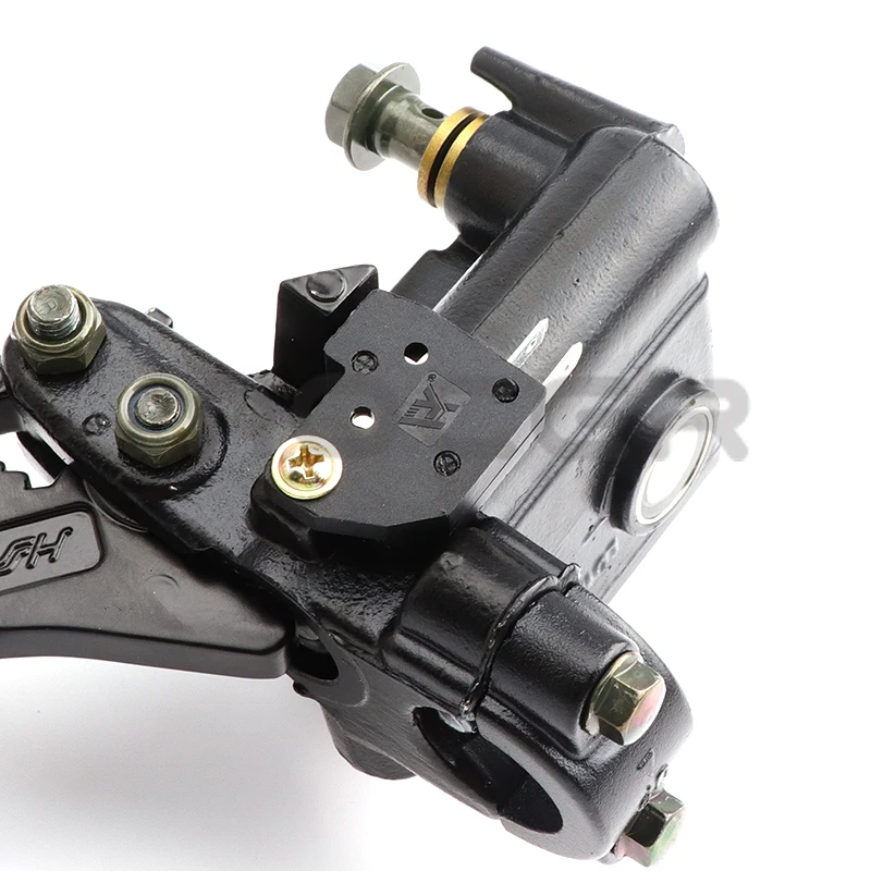Górna pompa hamulcowa ATV Hydrauliczna pompa sprzęgła z uchwytem Blokada parkowania do 110cc-250cc GY6 Quad Dirt Bike Akcesoria motocyklowe — zdjęcie 4