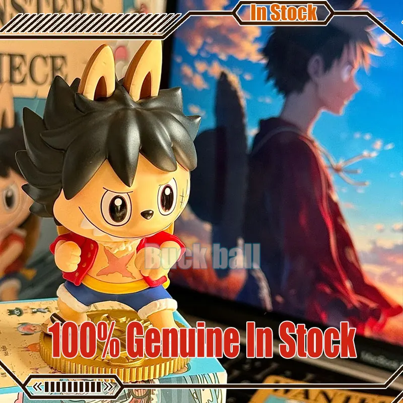 100% Original Labubu One Piece Blind Box Collaboration Luffy Blind Box Figure Trendy Toy Decoration Gift Customized Decor Toys