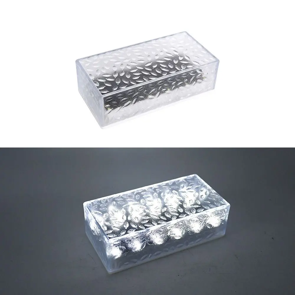Solar Powered Solar Brick Light LED Rectangular Paver Landscape Lights Waterproof Ground Mounted Outdoor Solar Lights