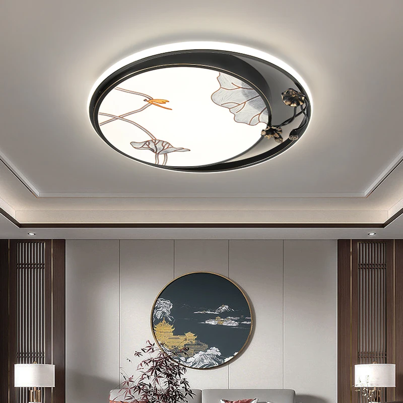 Multicolor Enamel LED Ceiling chandelier Lamp for  Living Room Dining Room Study office project Copper ceiling fixture Lighting