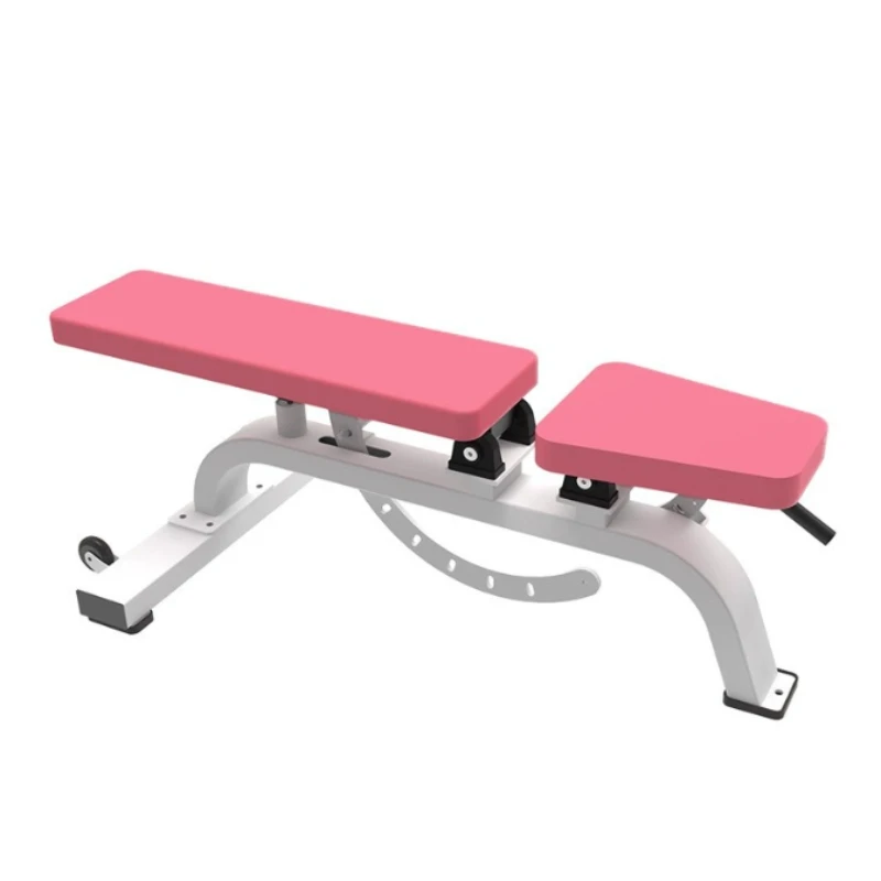 Pink Multifunctional Adjustable Dumbbell Bench, Ideal for High-intensity Workouts