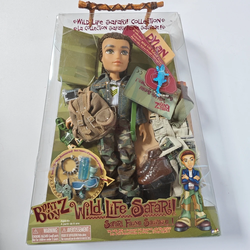 bratz boy dylaw wild life safari Eitan  many accessory collection dolls bratzillaz doll