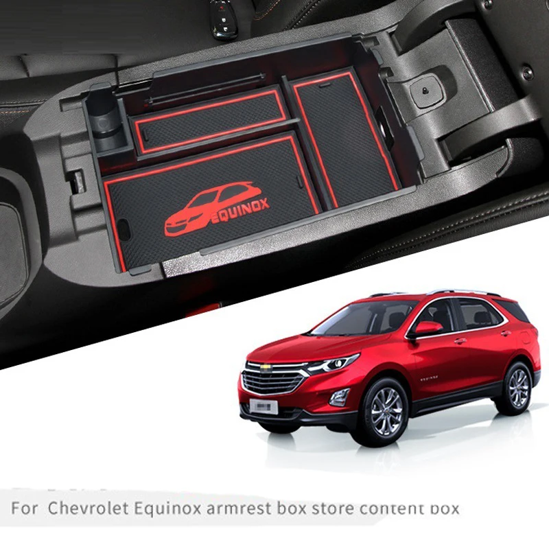 

Storage Box For Chevrolet Equinox 2017 2018 2019 2020 2021 2022 2023 Center Console Armrest Box Storage Box Interior Accessories