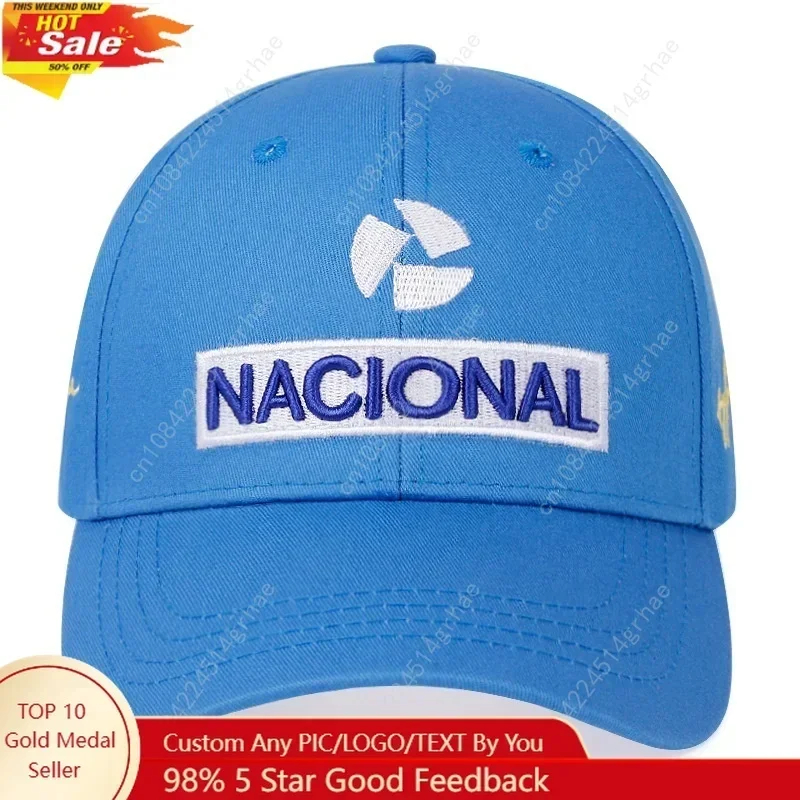 New Ayrton Senna Racer Fashion Letter Embroidery Hip-hop Hats Outdoor Adjustable Casual Baseball Caps Sunscreen Hat