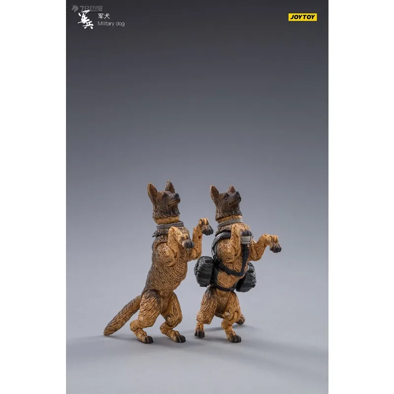 JOYTOY Oryginalny 1/18 gotowy produkt ruchome żołnierze Seria Mobilny pies wojskowy Figurka Model Zabawki Model Prezenty Dla chłopców