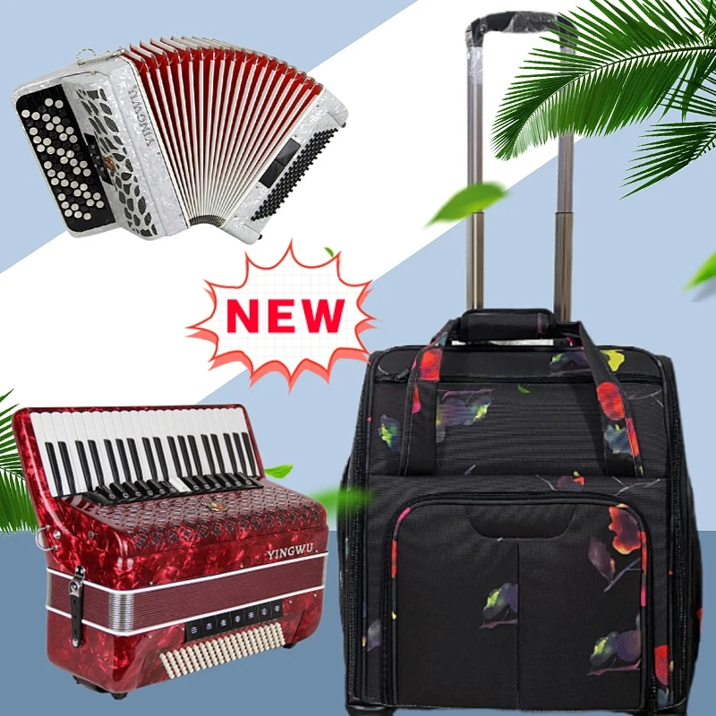 Accordion Trolley Case and Bag, Thickened, Waterproof and Shockproof, High-grade Fashion Universal Wheel, Easy to Push and Pull