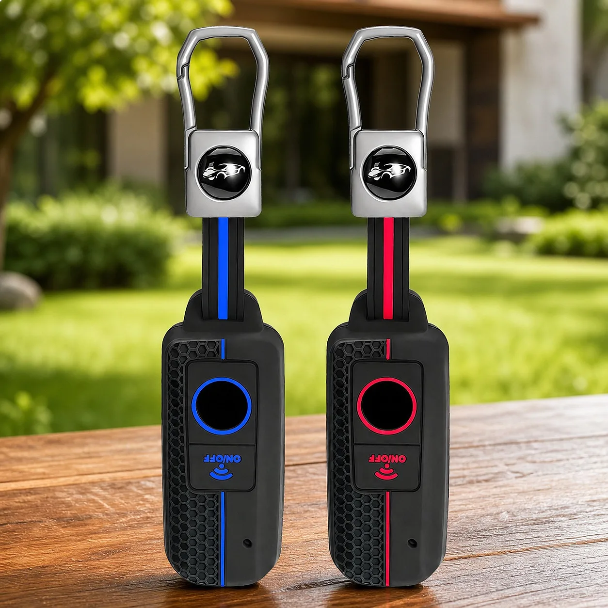 New Style Silicone Motorcycle Remote Smart Key Case cover Fob For Yamaha TMAX530 TMAX560 2017-2023 Interior Accessories