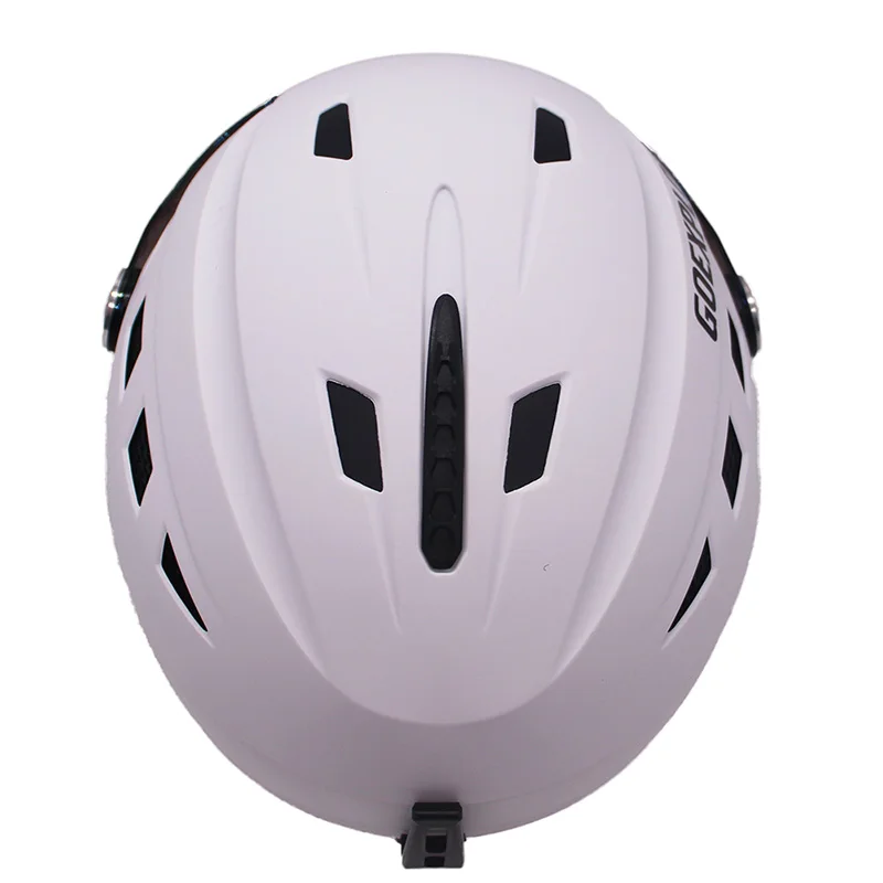 Goexplore casco de Snowboard con visera para adultos, casco de seguridad ultraligero para esquí al aire libre, monopatín para nieve, unisex