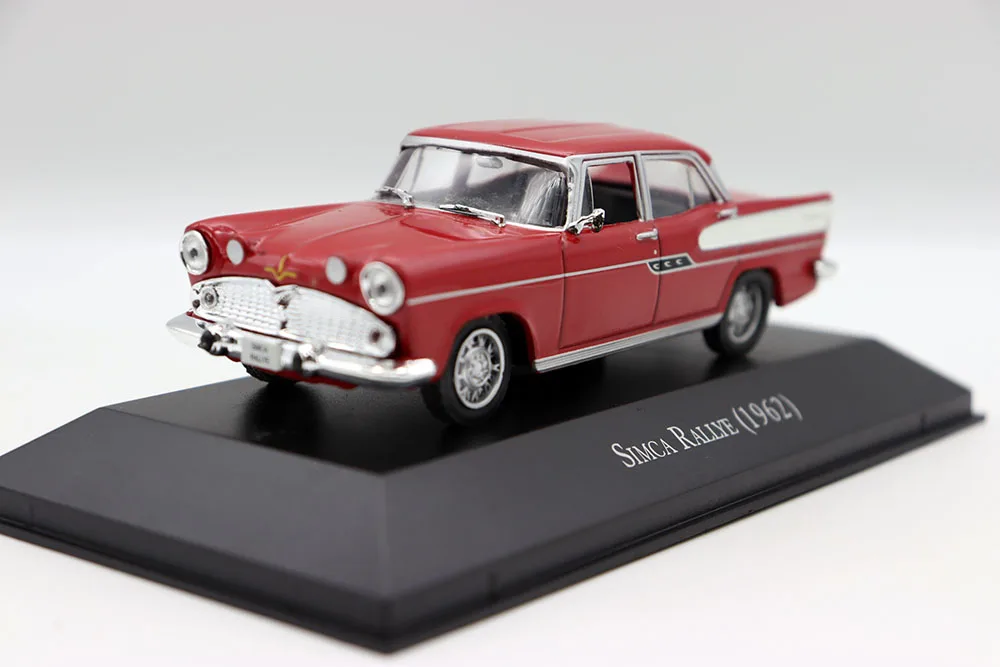 NEW 1:43 Simca Rallye 1962 Model Car of CARROS INESQUECIVELS DO BRASIL For Collection Gift