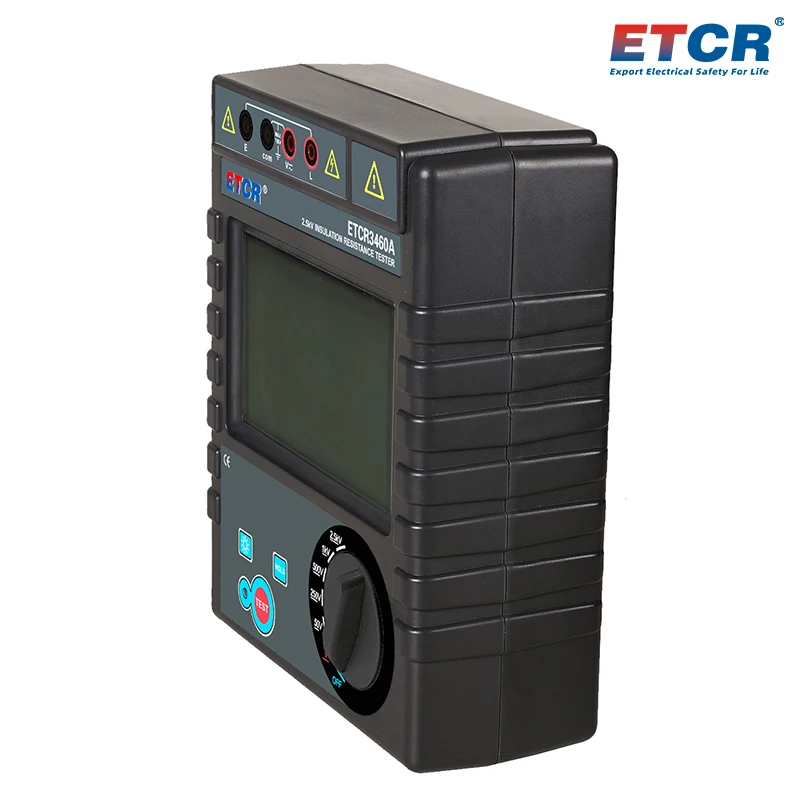 ETCR3460A New Self-Discharging Function Complete Protection Circuitry Insulation Resistance Tester