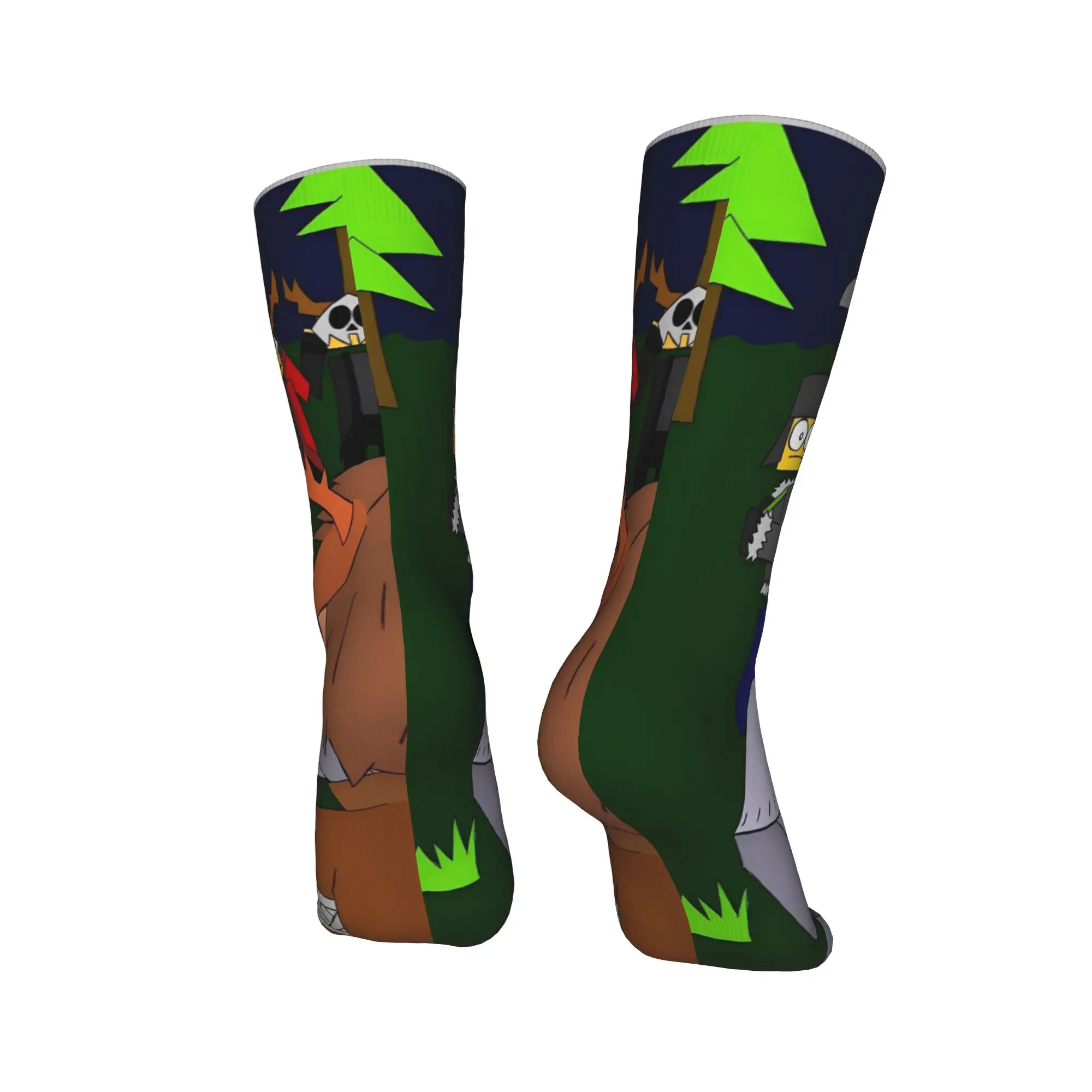 99 ليلة في الغابة لعبة جوارب تصميم الترفيه الجوارب الخريف المضادة للانزلاق الجوارب زوجين الدراجات تنفس الجوارب