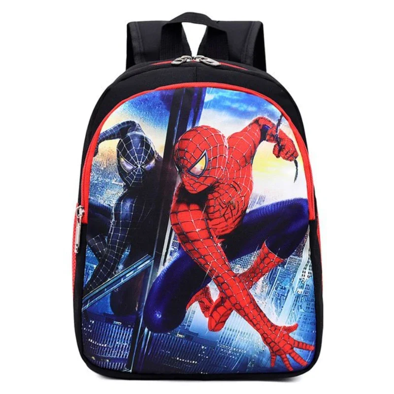 Disney New Children Backpack Mini Schoolbag Girls and Boys Cute Shoulder Bag Cartoon Spriderman Plecak dla dzieci