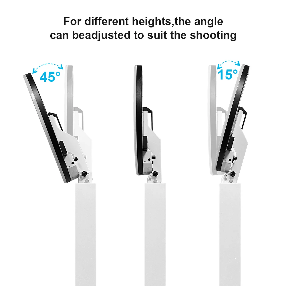 Adjustable Photo Booth For 11inch Pro iPad Selfie Photo Booth with 2 Panels For Party Weddings Events Photobooth