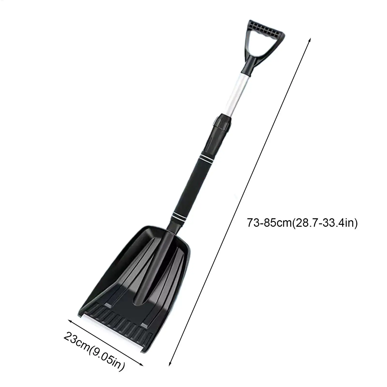 Detachable Telescopic Winter Snow Ice Shovel Portable Snow Removal Cleaning Shovel Outdoor Car Windshield Scoop Cleaning Tool - view 6