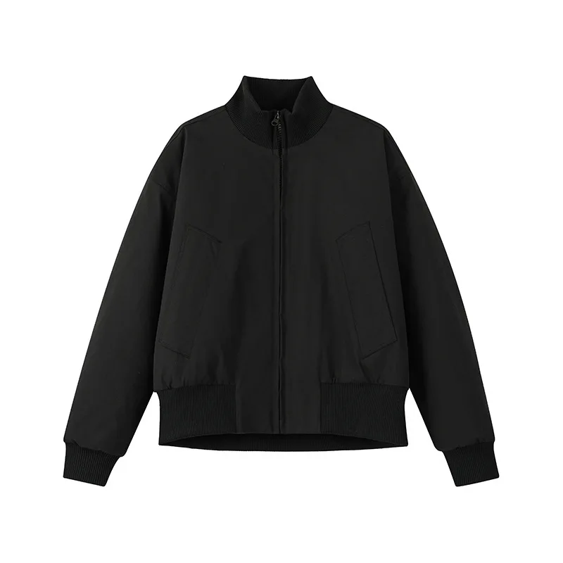 أزياء الخريف والشتاء الجديدة، سترة رجالية دافئة وسميكة عالية الجودة، سترة مقاومة للماء معطف قطني، سترة للرجال #2