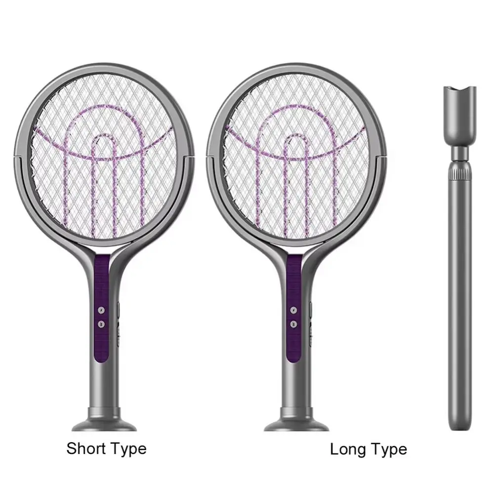 Mata-mosquitos elétrico escalável 2800V 2 em 1 USB recarregável armadilha mata-moscas luz UV automática