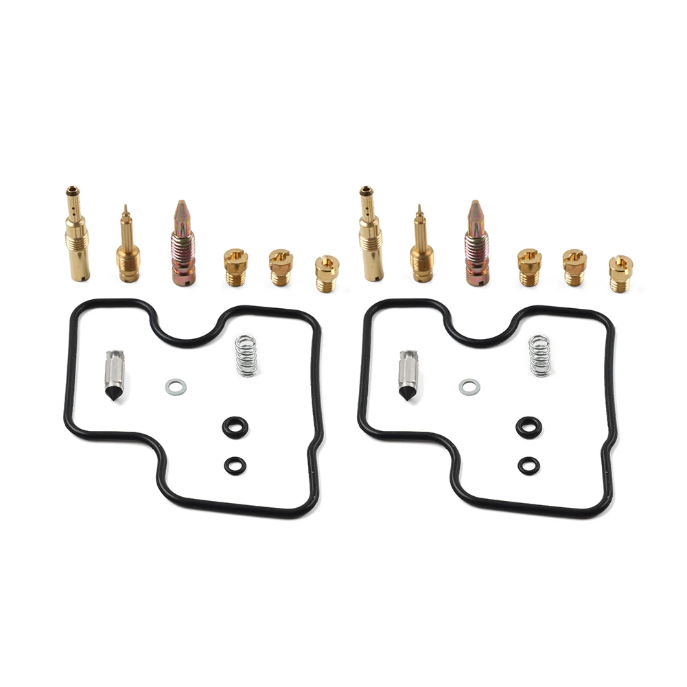 2 juegos de piezas de reconstrucción de carburador de motocicleta Kit de reparación de carburador para Honda Shadow 125 VT125C 16163-KEA-000 16013-KGB-611