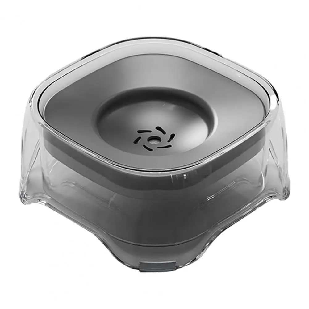 

Transparent Pet Water Cup 2000ML Large Capacity Water Dispenser Easy Refill Suspended Plate Design Stable Water Surface Pet Dish