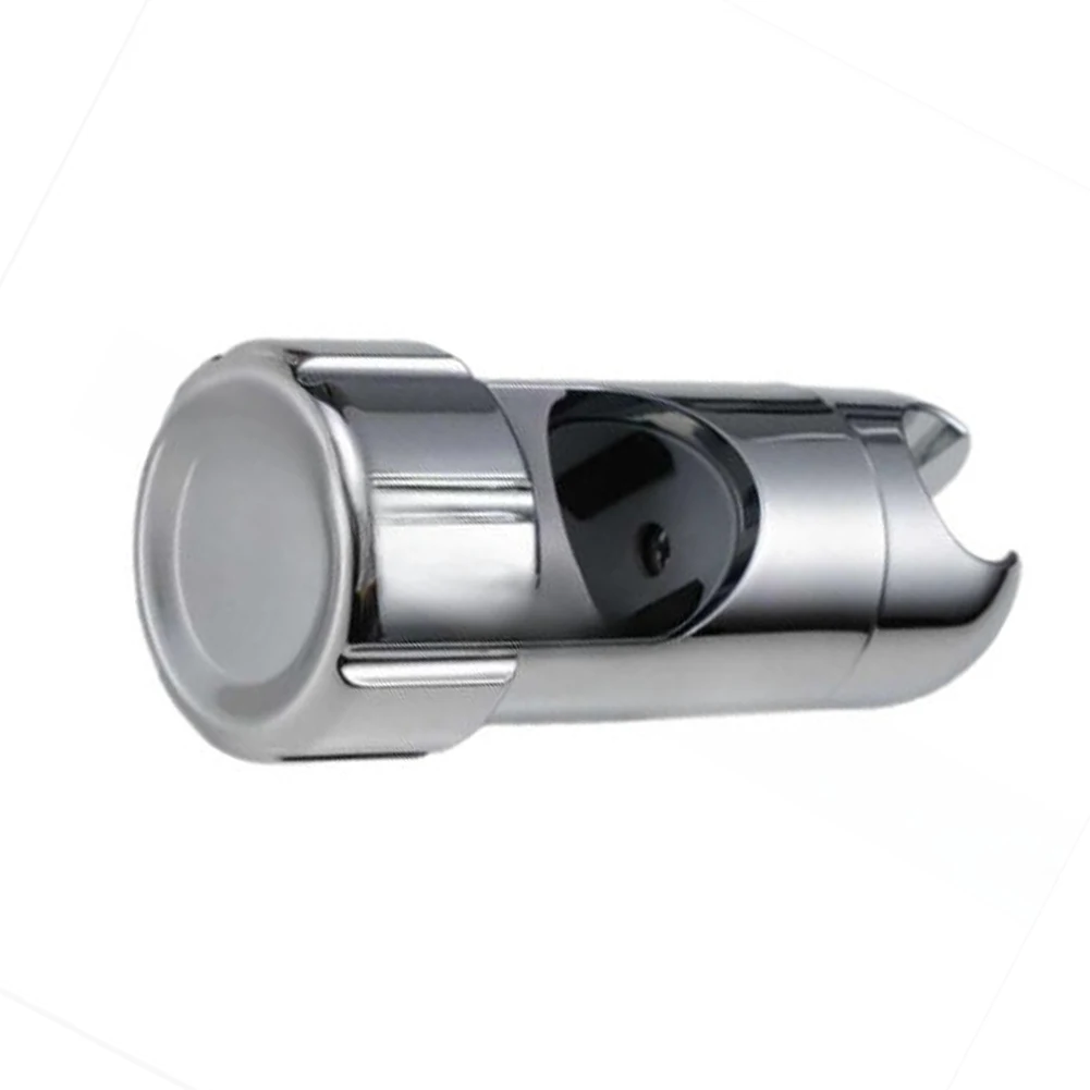 Adjustable Shower Head Bracket Compatible with 28mm to 32mm Diameter Grab Bars 360 Rotation ABS Bathroom Fixture