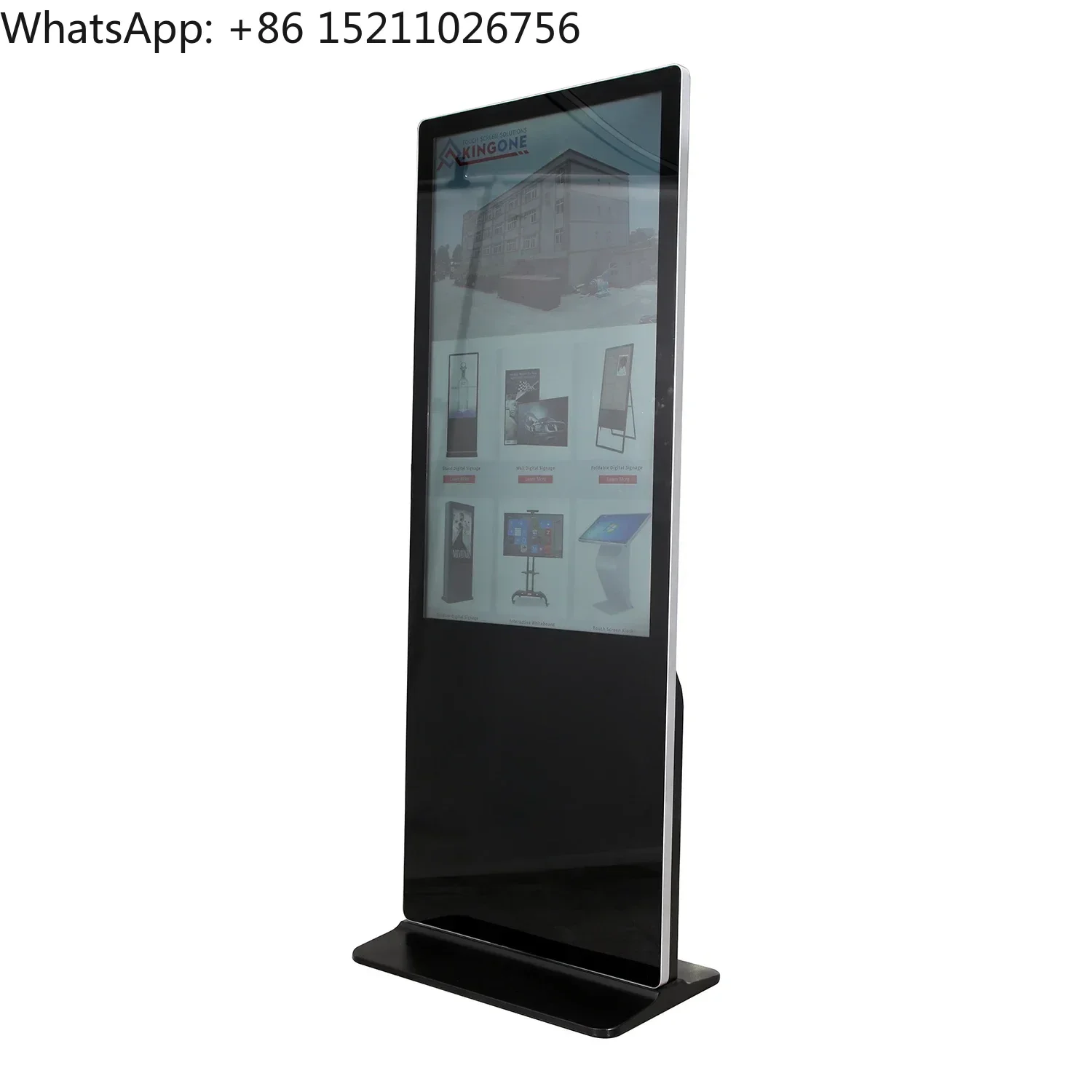 Floor Stand Network Wifi Lcd Advertising Display Indoor Kiosk Standalone Digital Signage