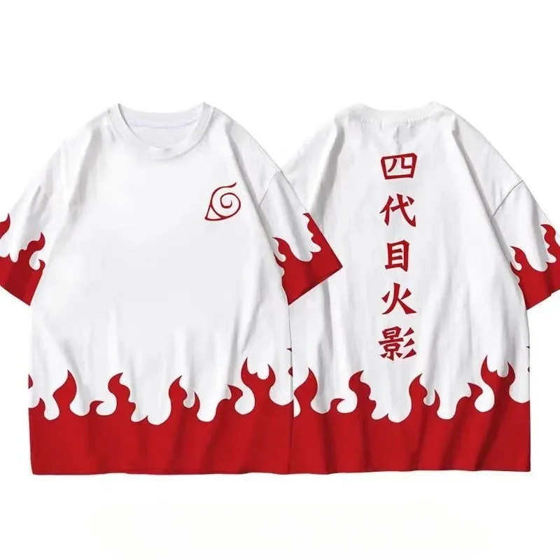 Naruto Seven Generations 3D T-Shirt Anime Clothes 2D Merch Summer Short Sleeve Unisex Cosplay Quick-Dry