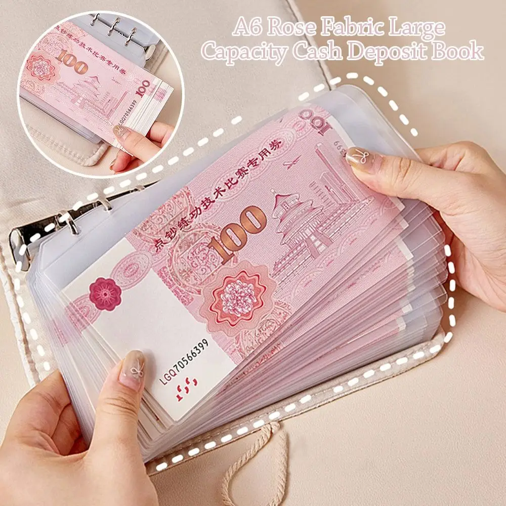 Save Money 100 Envelopes Money Saving Challeng A6 Rose Savings Challenges Sheets Large Capacity Reusable Budget Binder Lovers