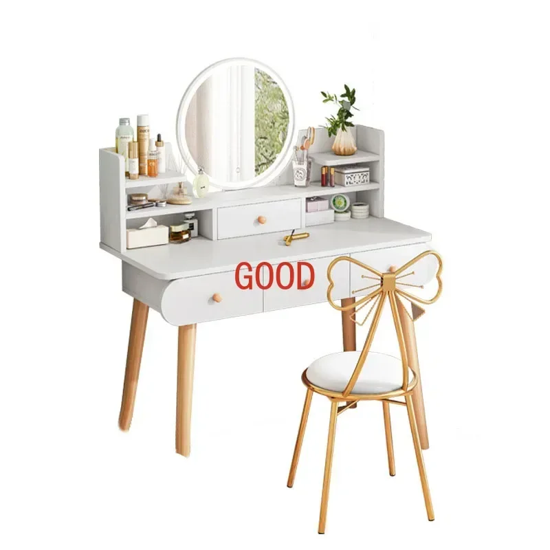 Girl Box Dressing Table Chair Lacquer Organizers Coffee Dressing Table Make Up Hairdresser Shelf Tocador De Maquillaje Furniture