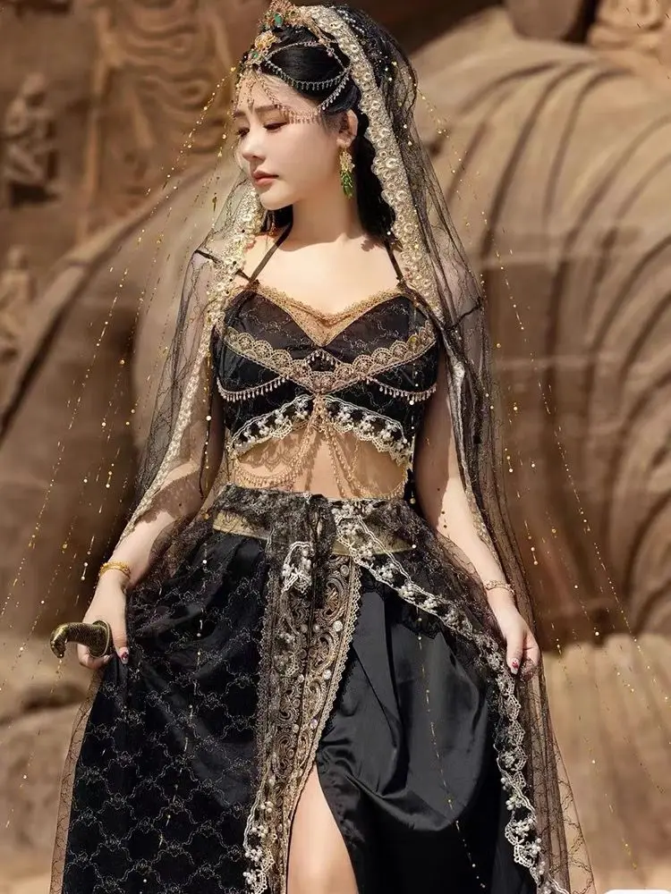 

New Style Dunhuang Flying Princess Ethnic Fashion Women's Hanfu Ancient Costume Travel Photography Ethnic Portrait Clothing