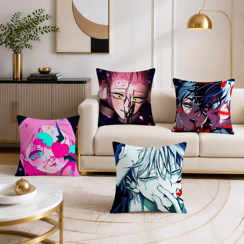 Cushion Cover Soft Sua Stage Alien Ivan Double Sided Pillowcase Gift Sofa Till Home Living Room Hogar Bed Decor Zombie Mizi