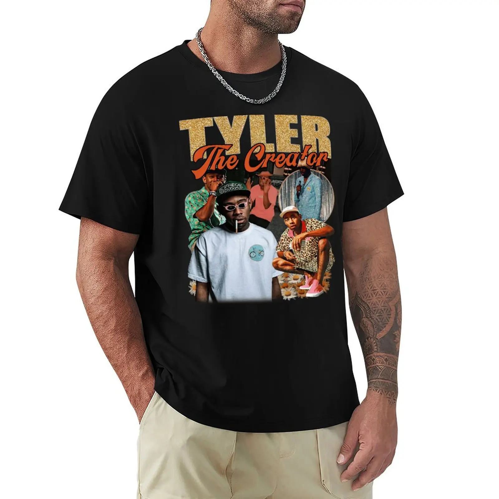 

Винтажная футболка в стиле хип-хоп Fanart, новое издание, роскошные дизайнерские негабаритные забавные костюмы, забавные футболки для мужчин