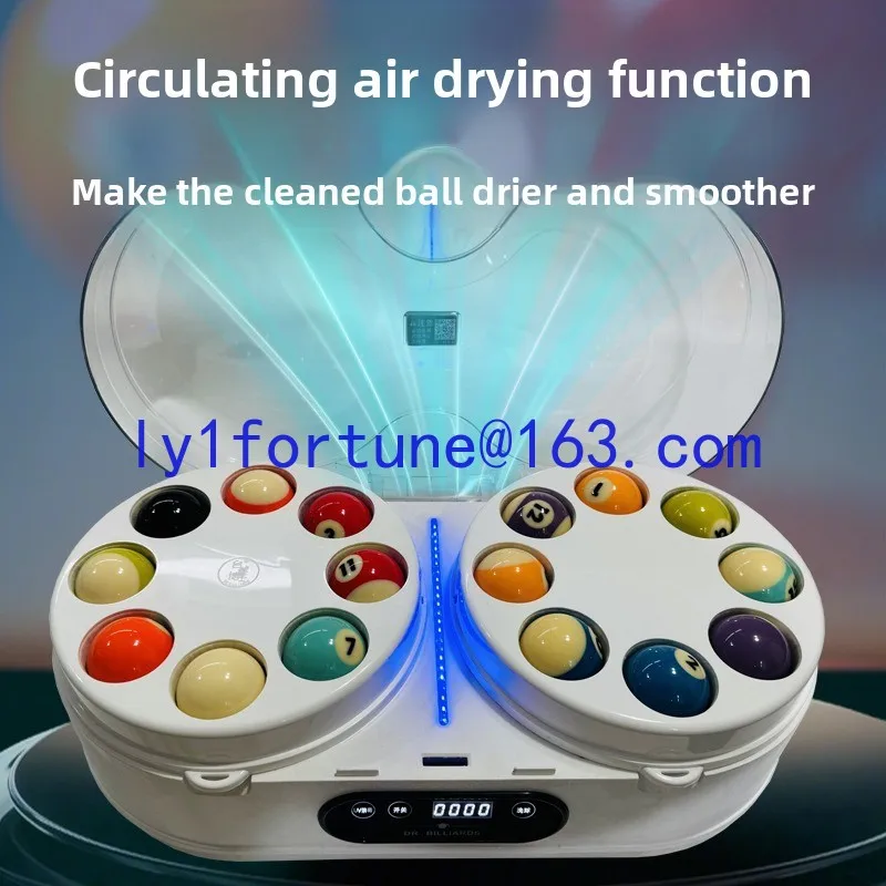 Automatic Chinese black 86 ball ball washer American English snooker cleaning machine