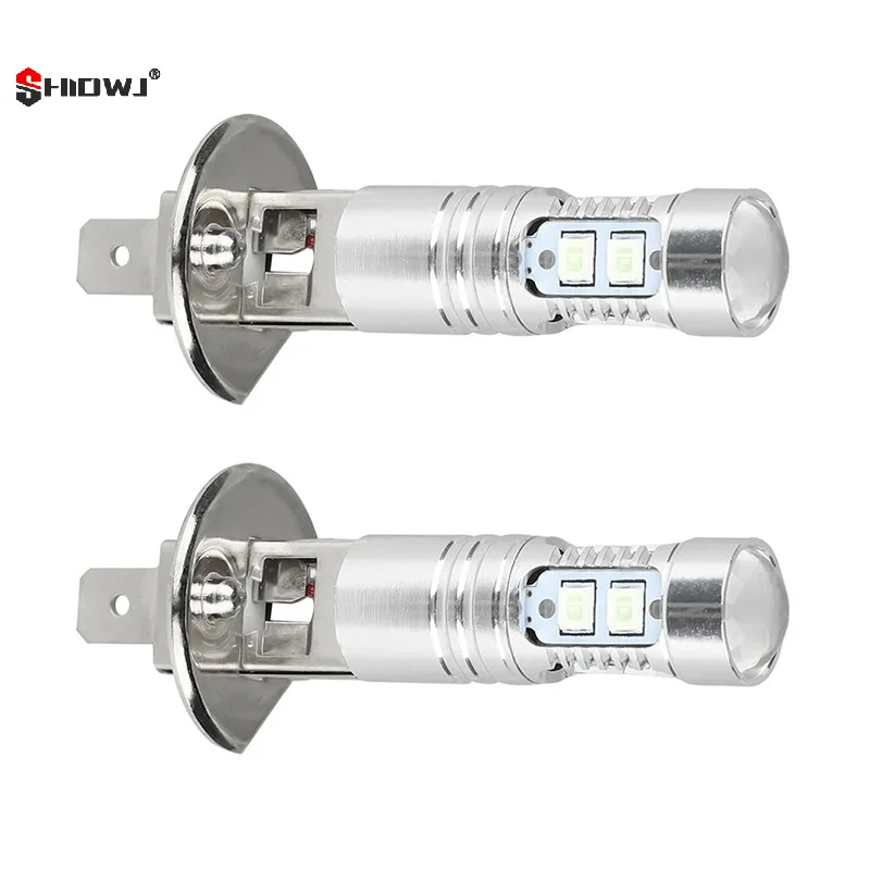 

H1 LED Auto Headlight Bulbs 1800LM 6000K White Super Bright Car Headlights