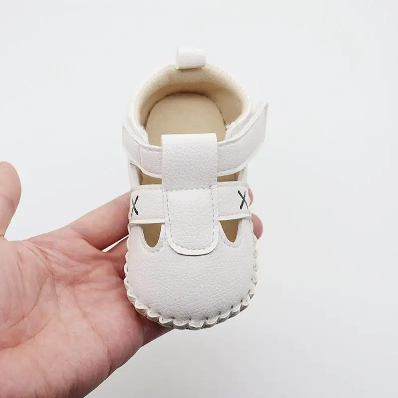 0-1 Years Baby Soft Sole Breathable Indoor Spring Autumn Pre-Walking Shoes With Toe Cap