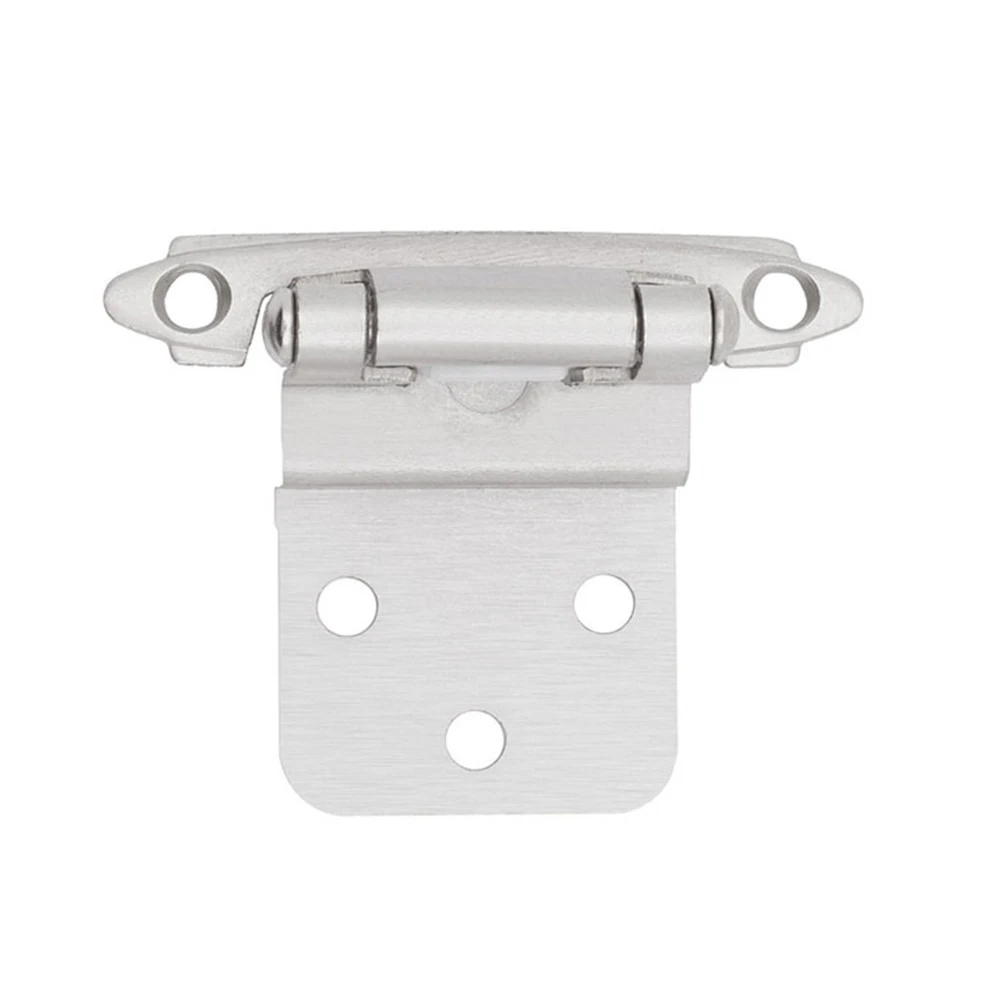 

10pcs Self closing Hinges Spring Stainless Steel Furniture Concealed Cabinet Door Hardware Durable Electroplated Rust Resistant