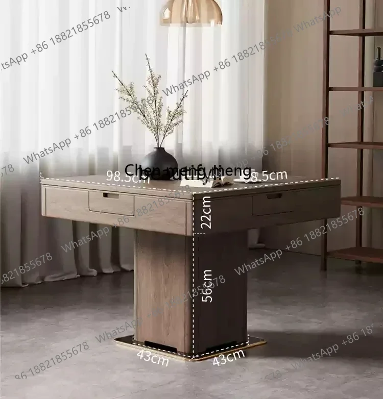 xxxzautomatic household ultra-quiet mahjong table and dining table dual-purpose integrated solid wood multi-functional small