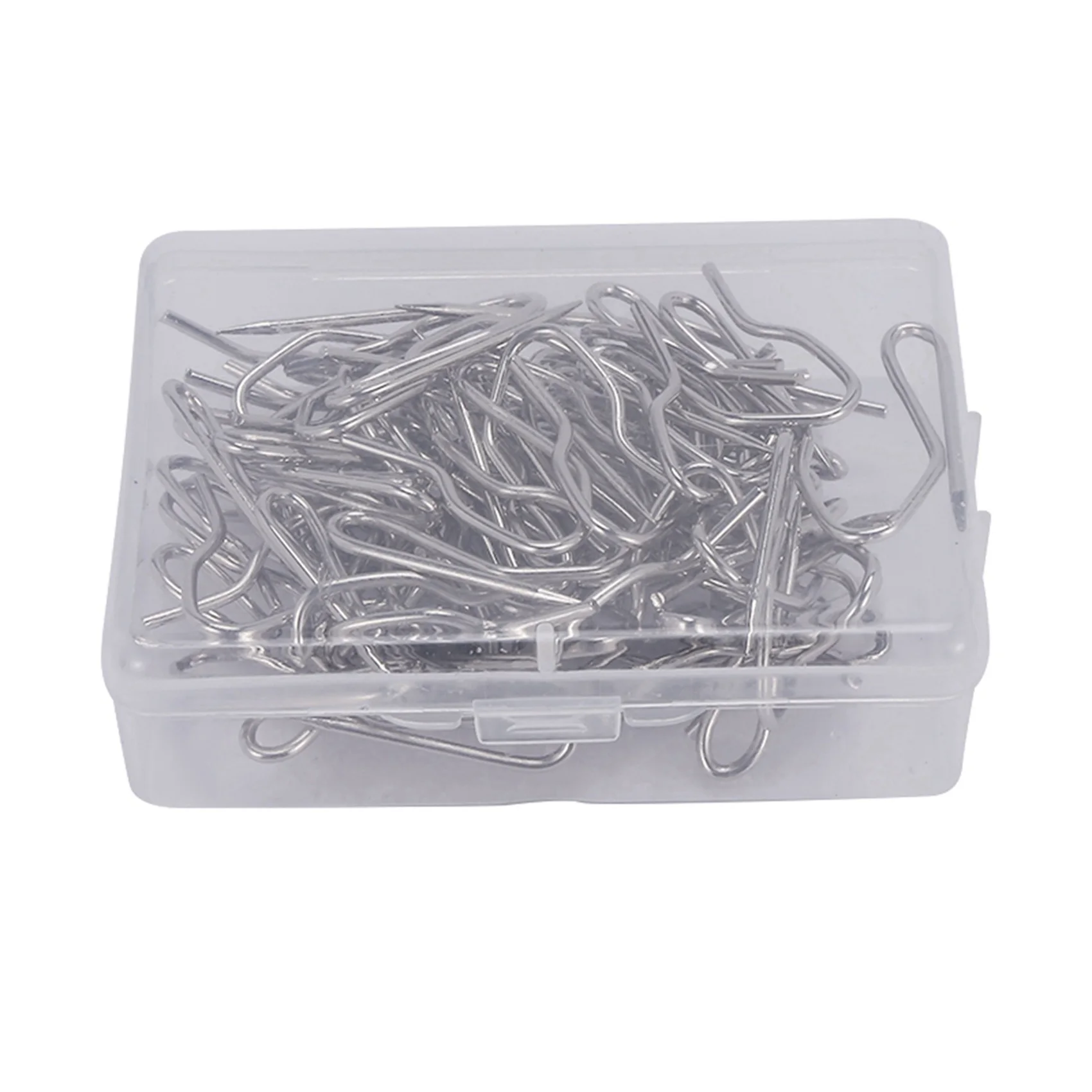 

Набор металлических крючков для штор ABAH-240 с прозрачной коробкой для штор на окнах, дверях и в душевых кабинах