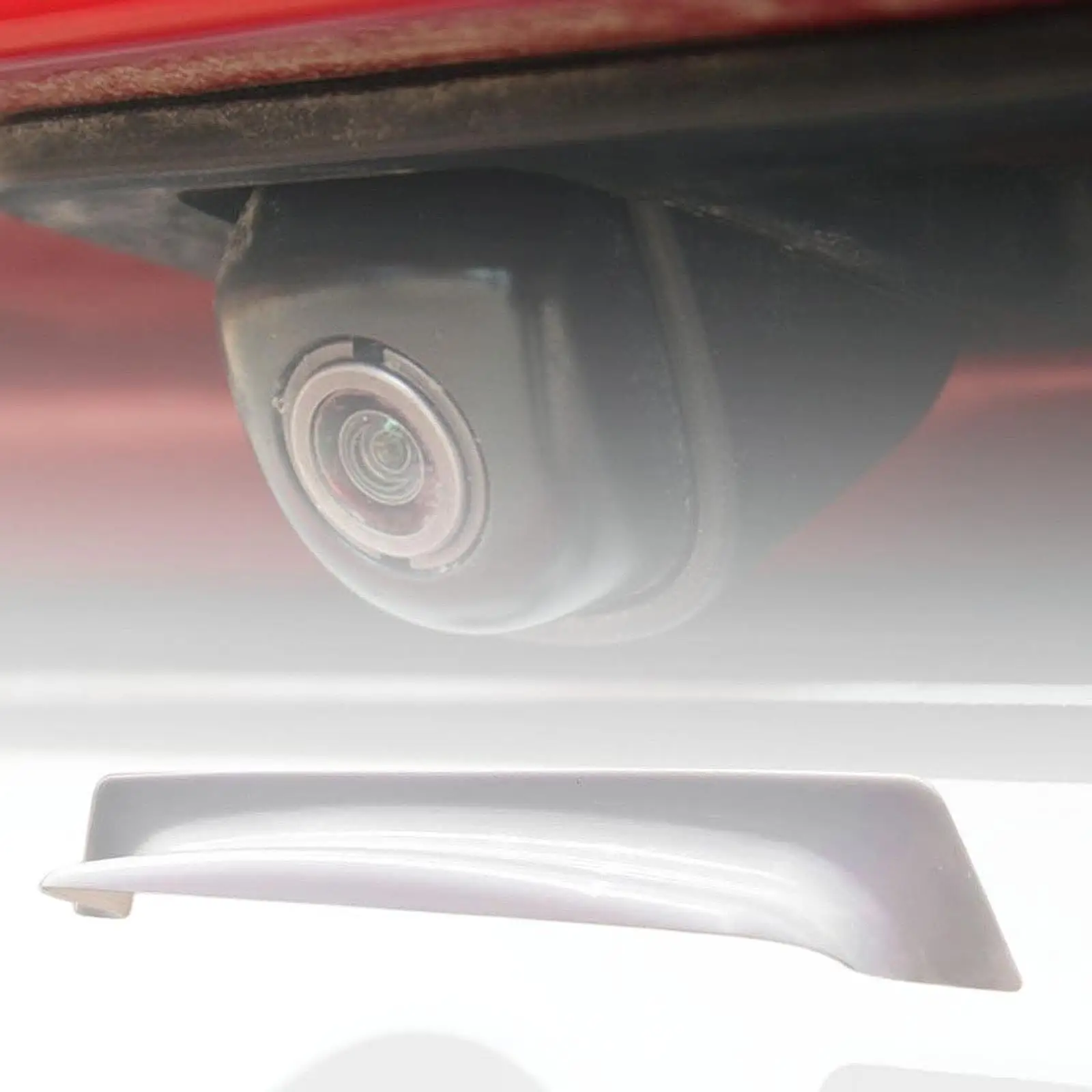 Protective Car Camera Rain Visor ABS Pp Rainproof Shield Practical Replace Sturdy Design for Wet Weather Driving