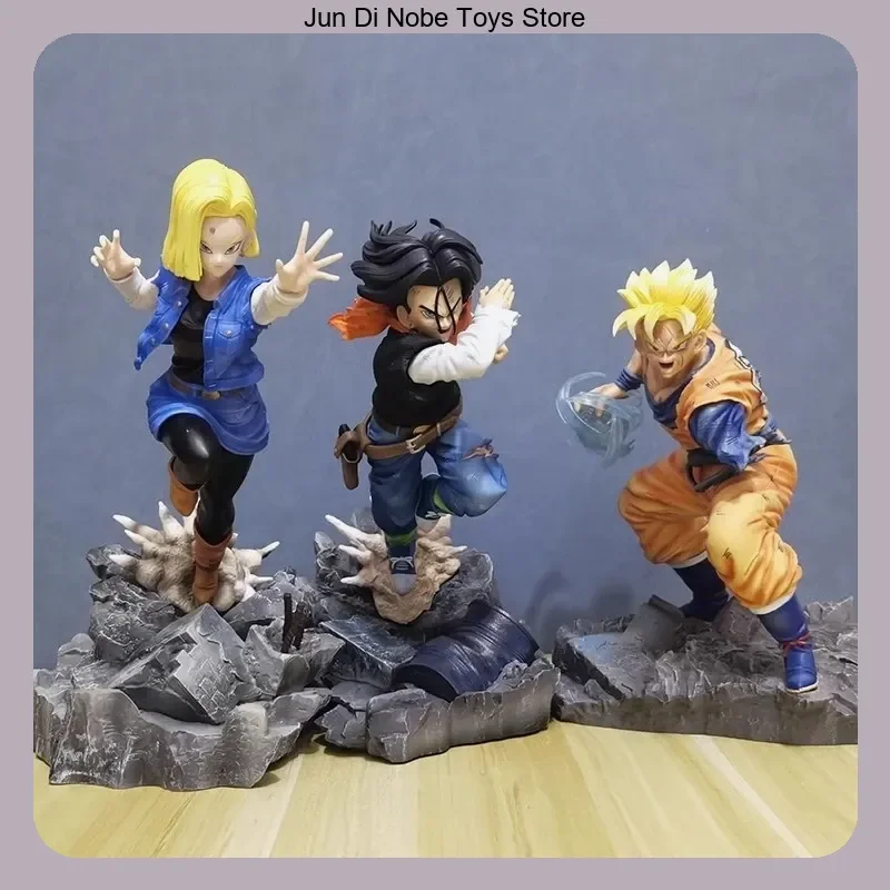

Аниме-фигурка Android 18 и 17 из серии Dragon Ball Fight Resonance, 30 см, коллекционная модель, украшение для рабочего стола для мальчиков