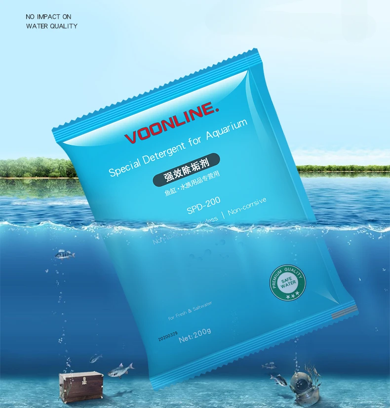 VOONLINE Fish's Tank Descaling Agent Effectively Removes Water Stains And Dirt From The Glass