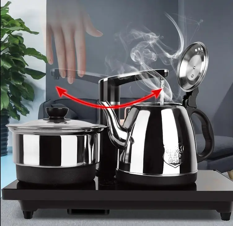 220V Tea tray set 4-1 fast cooker induction cooker kettle electric tea cooker kung fu tea set automatic water