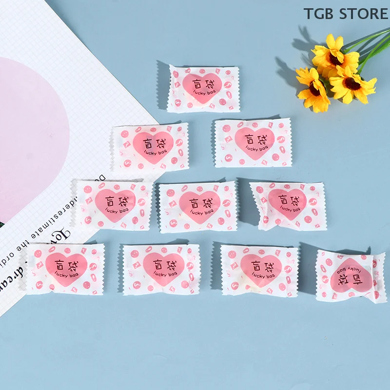 10 قطعة أكياس زجاجات طعام صغيرة عشوائية من الراتنج 1:12 لعبة محاكاة مصغرة لبيت الدمى #6