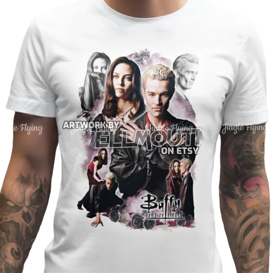 Buffy The Vampire Slayer Spike e Drusilla t-shirt