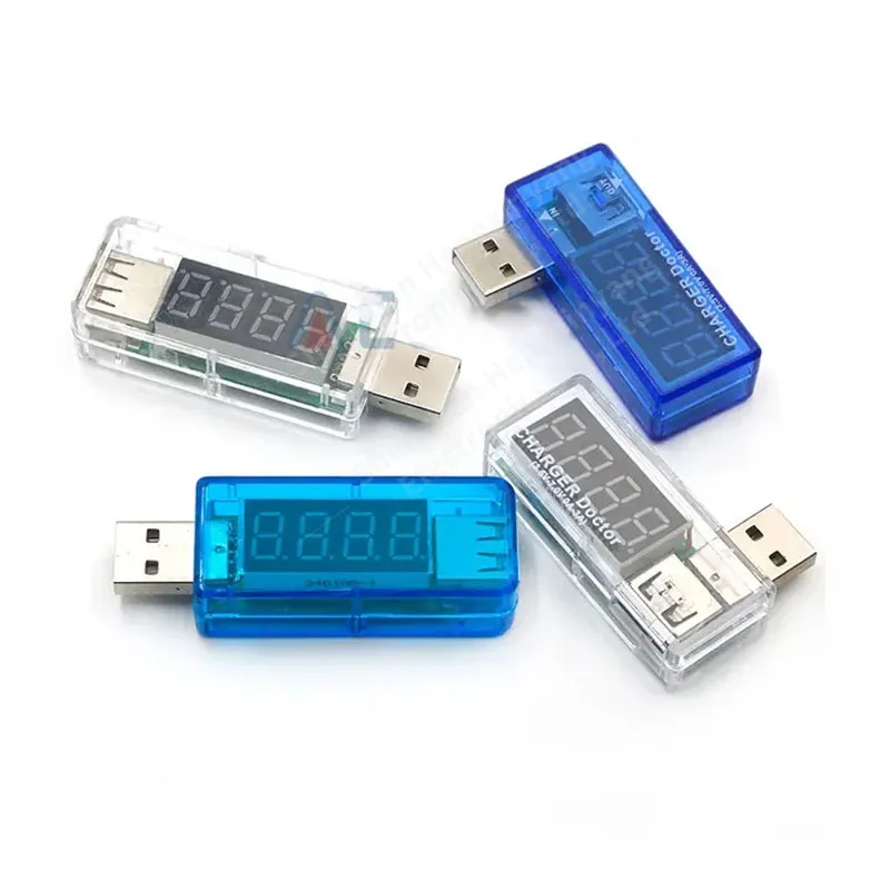Digital USB, corriente de carga móvil, medidor de voltaje, Mini cargador USB, doctor, voltímetro, pantalla LED