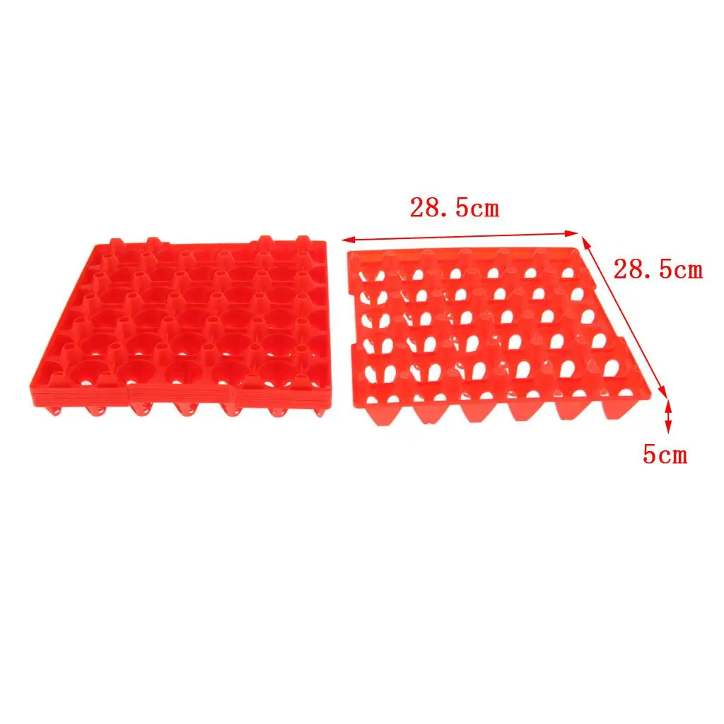 5Pcs Eggs Holder Storage Egg Tray Plastic Container Hold Up to 30 Eggs