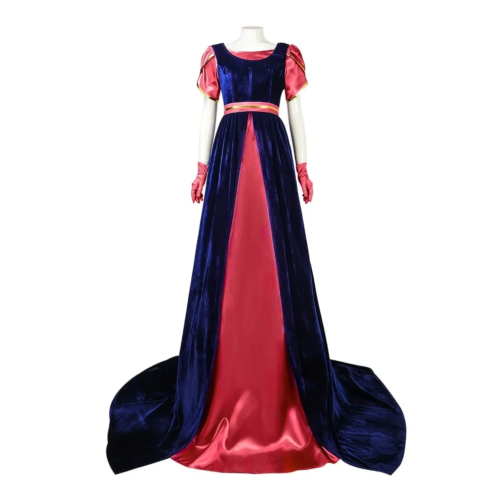 Medieval Retro Cosplay Costume Renaissance Vintage Regency Evening Dress for Women Halloween Carnival Party Clothing Role Play