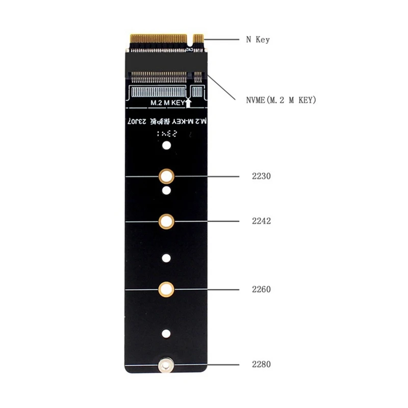 M.2 Nvme M защитный ключ PCB плата преобразователь Pcie 4,0 твердотельный адаптер с поддержкой 2230 до 2280