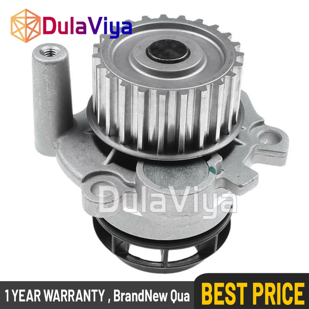 A- Water Pump with Gasket for Audi A4 B7 8EC Seat Exeo VW Golf Polo 2.0L AW6022 06F121011 06F121011V 06F121011X